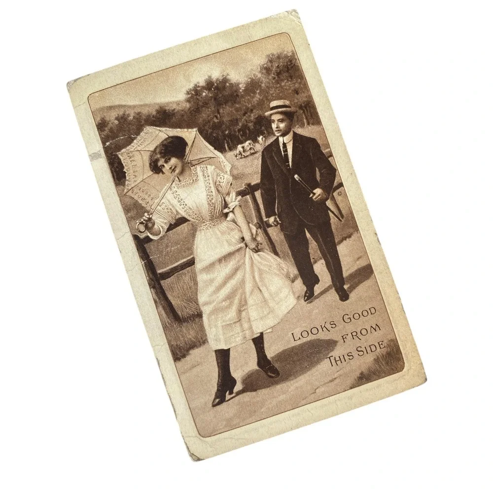 Antique humorous postcards